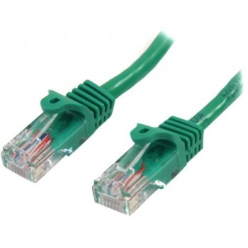 StarTech.com Cable de Red de 0,5m Verde Cat5e Ethernet RJ45 sin Enganches, 0,5 m, Cat5e, U UTP (UTP) 45PAT50CMGN