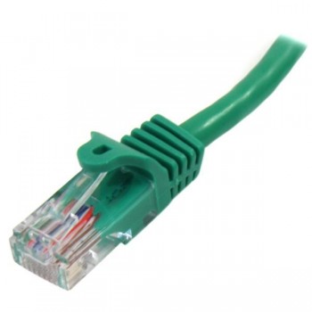 StarTech.com Cable de Red de 0,5m Verde Cat5e Ethernet RJ45 sin Enganches, 0,5 m, Cat5e, U UTP (UTP) 45PAT50CMGN