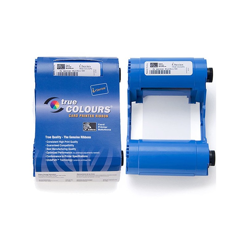Zebra TrueColours i Series YMCKO Eco Cartridge - 1 - color (cián, magenta, amarillo, negro, superpue 800017-240