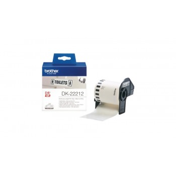 Brother DK-22212 - Etiquetas - blanco - Roll (6.2  DK22212