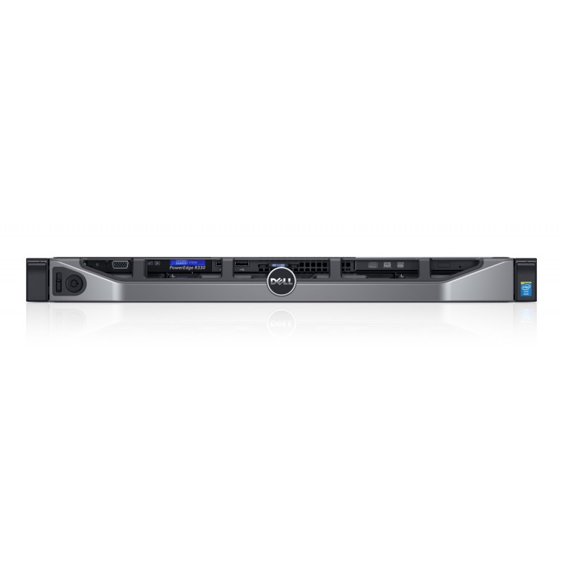 DELL PowerEdge R330, 3 GHz, E3-1220V6, 8 GB, DDR4-SDRAM, 1000 GB, Bastidor (1U) THCW7