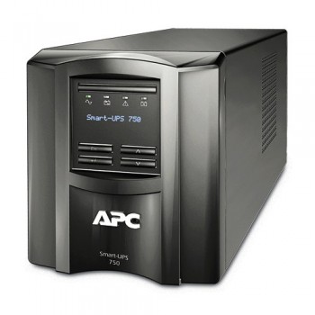 APC Smart-UPS 750 LCD - UPS - CA 230 V - 500 vatios - 750 VA - RS-232, USB - 6 conector es de salida SMT750I