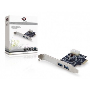 TARJETA PCI EXPRESS USB3.0 CONCEPTRONIC CUSB3EXI - 2 PUERTOS USB 3.0 - MAX. VELOCIDAD 4.8GBPS