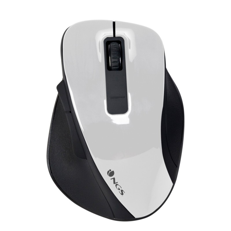 NGS Bow, mano derecha, Óptico, RF inalámbrico, 1600 DPI, Blanco BOWWHITE