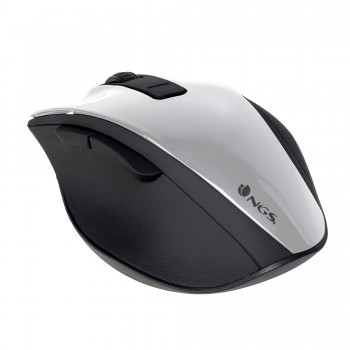 NGS Bow, mano derecha, Óptico, RF inalámbrico, 1600 DPI, Blanco BOWWHITE