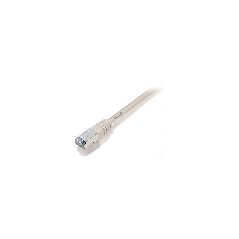 LATIGUILLO DE RED EQUIP 605505 - RJ-45 - S FTP - CATEGORIA 6 - 7.5 METROS - COLOR GRIS