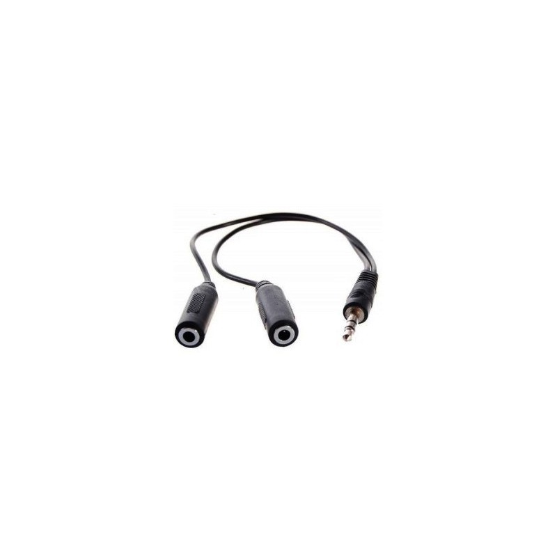 CABLE 3GO AUDIO JACK 3,5 M   2XJACK 3,5 H 1.5M CA102