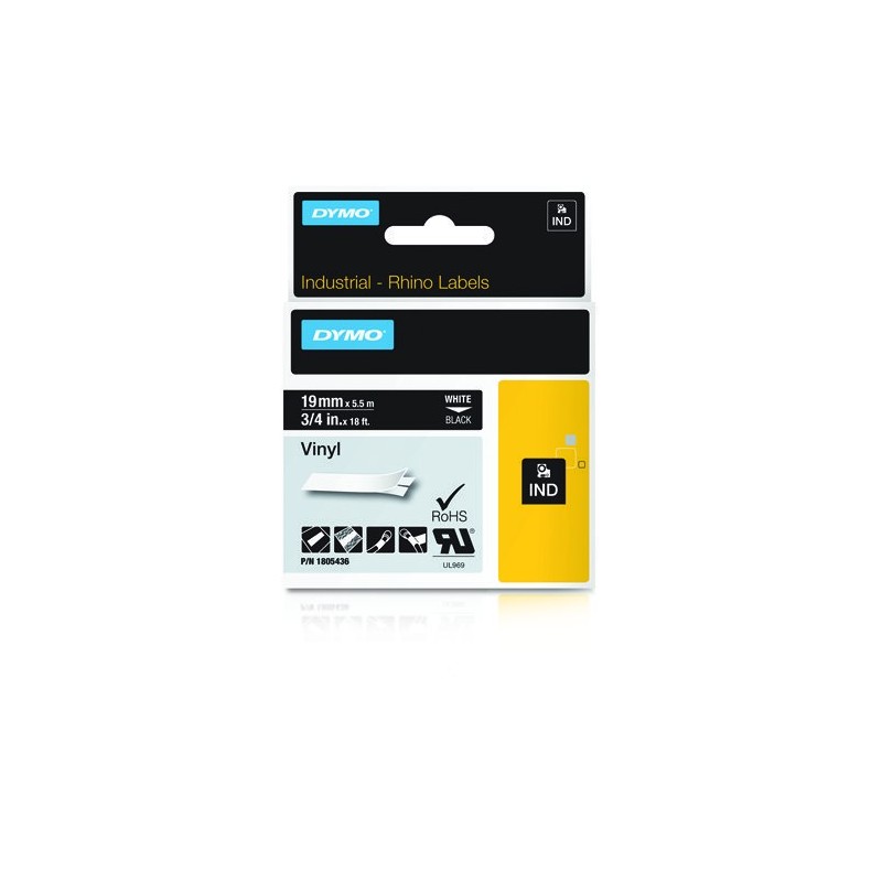 DYMO 1805436, Vinilo, Caja, 5,5 m, 32 mm, 85 mm, 111 mm