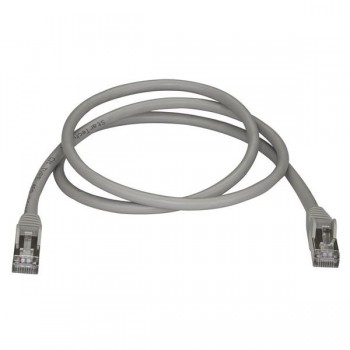 StarTech.com Cable de 1m de Red Ethernet RJ45 Cat6a Blindado STP - Cable sin Enganche Snagless - Gri 6ASPAT1MGR