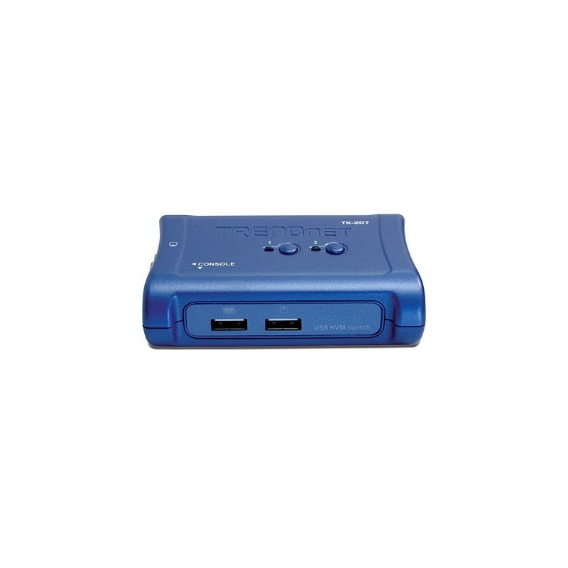 TRENDNET 2 PORT USB KVM SWITCH KIT TK-207K