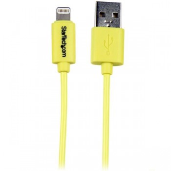 StarTech.com Cable de 1 metro con Conector Lightning de Apple a USB para iPhone   iPod   iPad - Amar USBLT1MYL