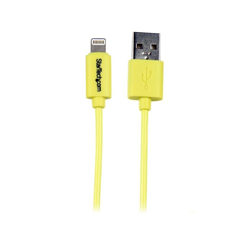 StarTech.com Cable de 1 metro con Conector Lightning de Apple a USB para iPhone   iPod   iPad - Amar USBLT1MYL