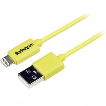 StarTech.com Cable de 1 metro con Conector Lightning de Apple a USB para iPhone   iPod   iPad - Amar USBLT1MYL