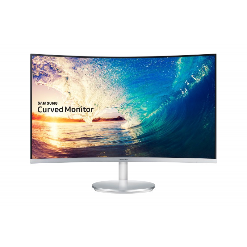 Samsung C27F591F - 27 - Full HD - VA - 4 ms - Plata, Blanco - LC27F591FDUXEN