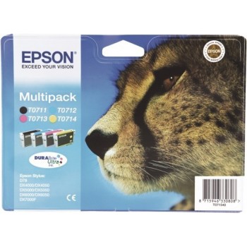 Multipack Epson T0715 4 colores C13T07154010