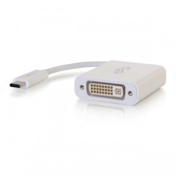 C2G USB-C to DVI-D Video Adapter Converter - Adaptador de vídeo externo - USB 3.1 - DisplayPort - bl 80525