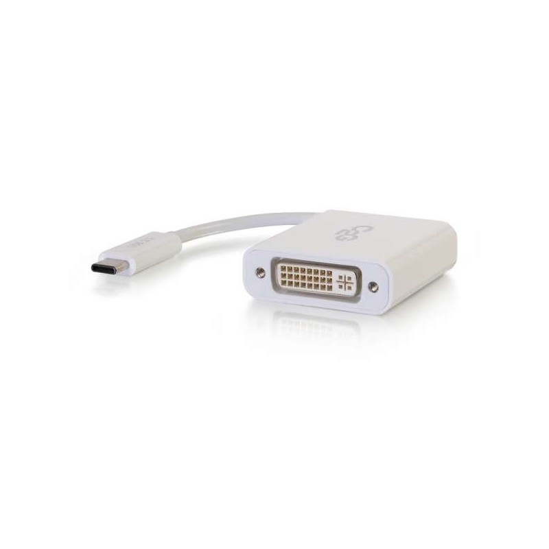 C2G USB-C to DVI-D Video Adapter Converter - Adaptador de vídeo externo - USB 3.1 - DisplayPort - bl 80525