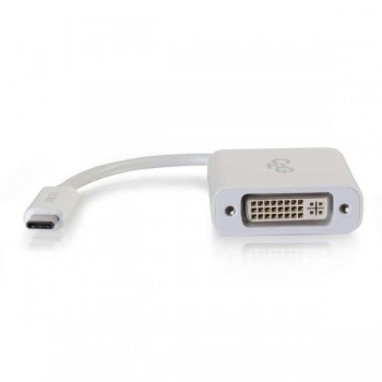 C2G USB-C to DVI-D Video Adapter Converter - Adaptador de vídeo externo - USB 3.1 - DisplayPort - bl 80525