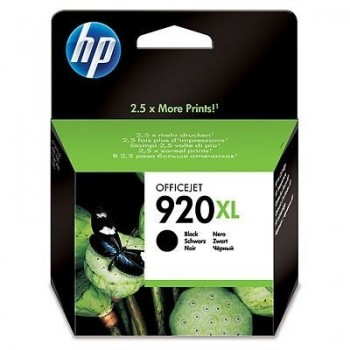 HP 920XL Black Negro CD975A