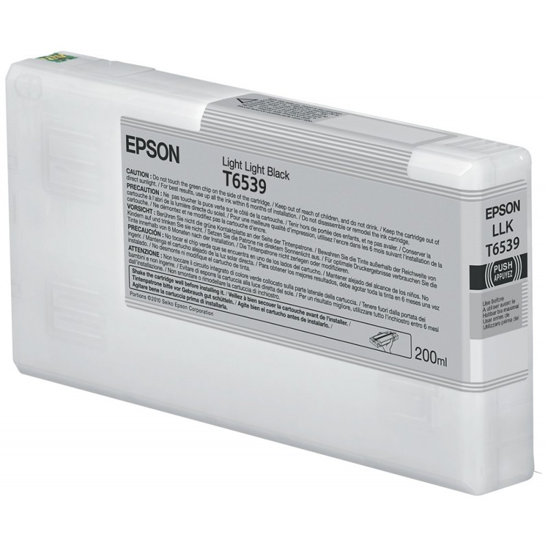 Cartucho Epson T6539 gris claro C13T653900