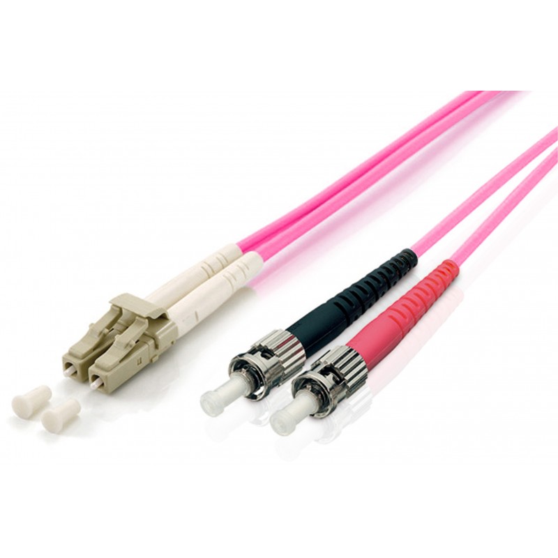 CABLE FIBRA OPTICA MULTIMODO LIBRE HALOGENOS LC ST 50 125u 1M OM4 255541