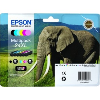 Multipack Epson 24XL 6 colores C13T24384010