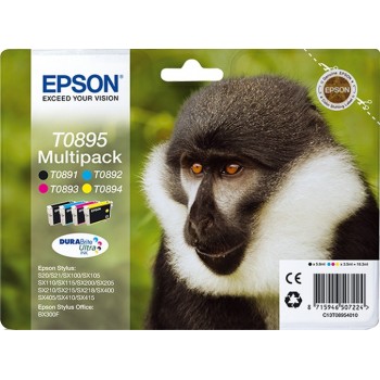 Multipack Epson T0895 4 colores C13T08954010