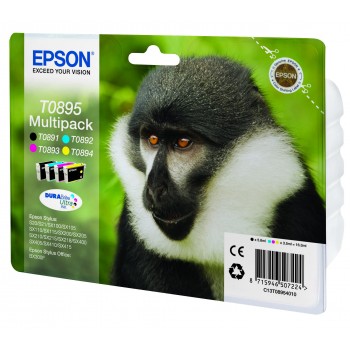 Multipack Epson T0895 4 colores C13T08954010