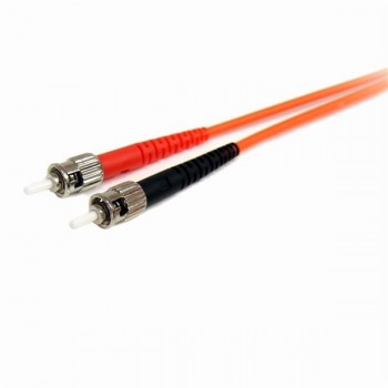 StarTech.com Cable Adaptador de Red de 2m Multimodo Dúplex Fibra Óptica LC-ST 62,5 125 - Patch Duple FIBLCST2