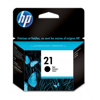 Cartucho de tinta original HP 21 negro C9351AE