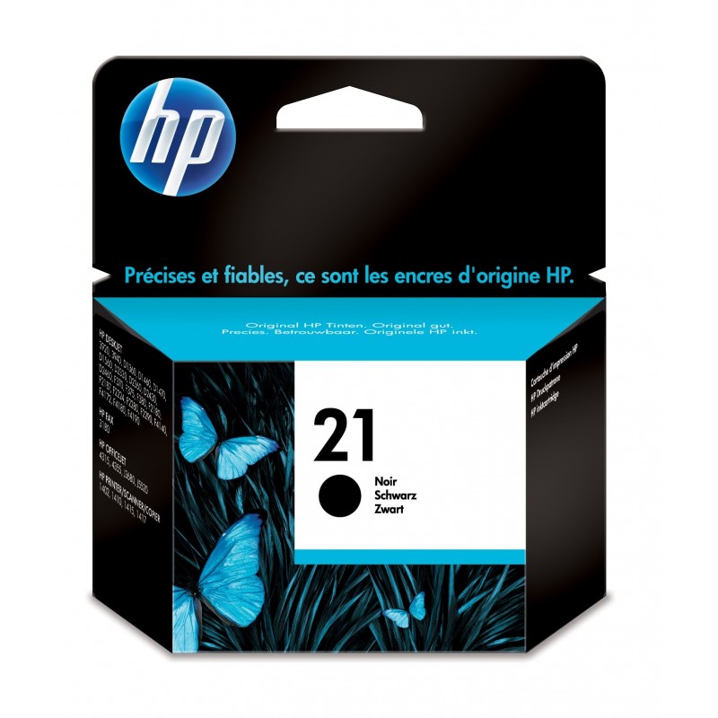 Cartucho de tinta original HP 21 negro C9351AE