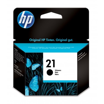Cartucho de tinta original HP 21 negro C9351AE