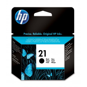 Cartucho de tinta original HP 21 negro C9351AE