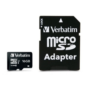 Verbatim Premium 16GB MicroSDHC Clase 10 Negro 44082