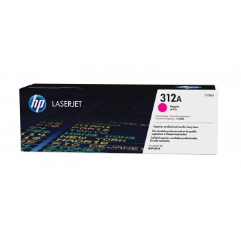 Cartucho de toner original LaserJet HP 312A magenta CF383A