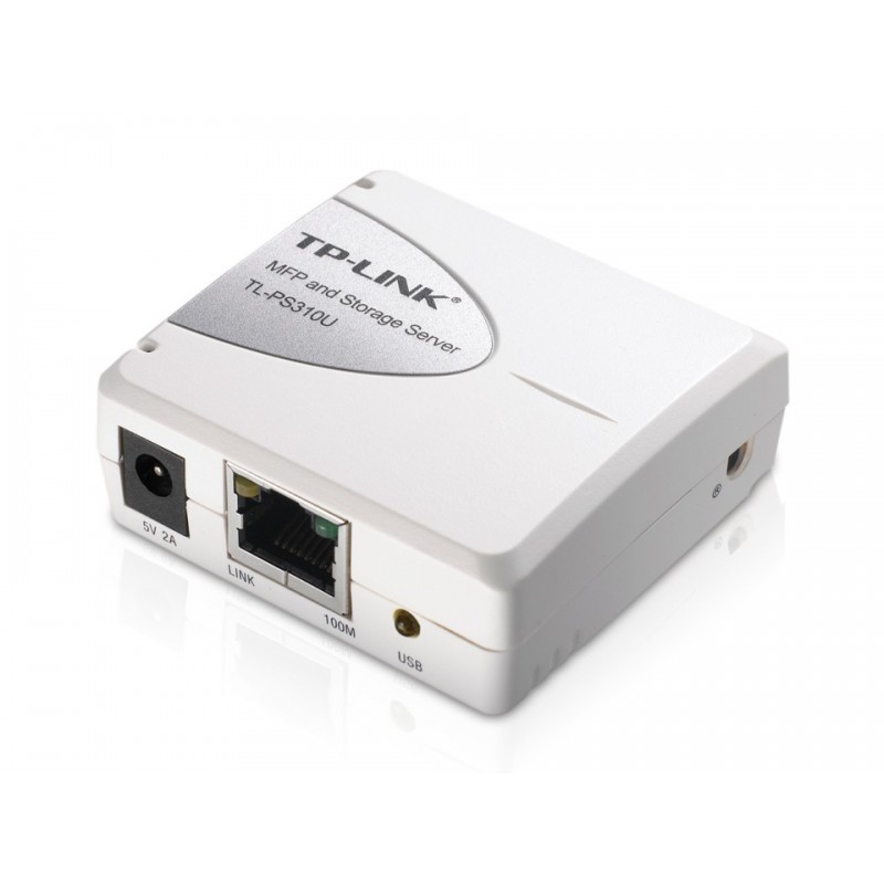 TP-LINK Single USB2.0 Port MFP and Storage Server, Ethernet LAN, 0 - 50 ºC, 0 - 70 %, -5 - 65 ºC, CE TL-PS310U