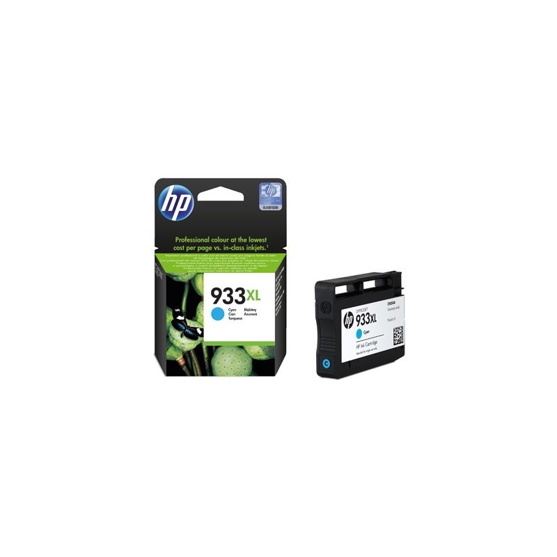 Cartucho de tinta original 933XL de alta capacidad cian CN054AEBL