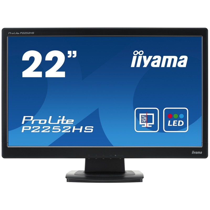 IIYAMA ProLite - 21.5 - Full HD - LED - 5 ms - Negro - P2252HS-B1