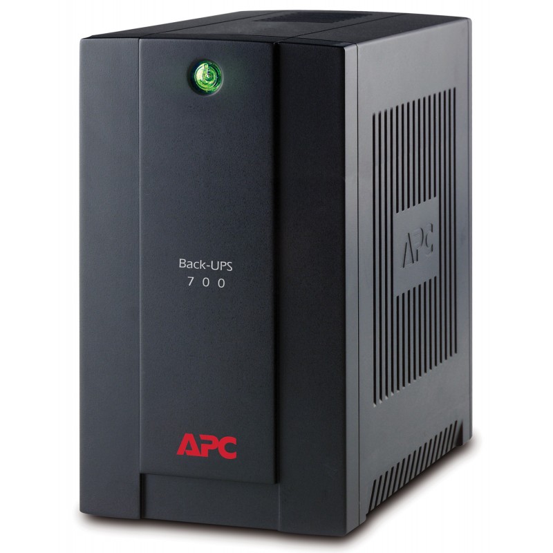 APC Back-UPS 700VA - UPS - CA 230 V - 390 vatios - 700 VA - USB - 4 conector(es) de salida BX700UI