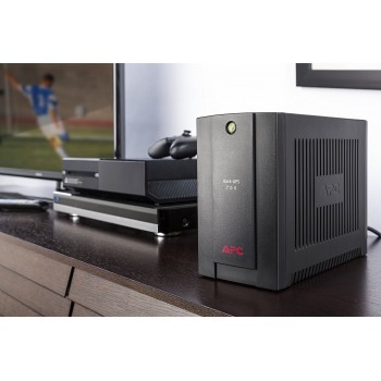 APC Back-UPS 700VA - UPS - CA 230 V - 390 vatios - 700 VA - USB - 4 conector(es) de salida BX700UI