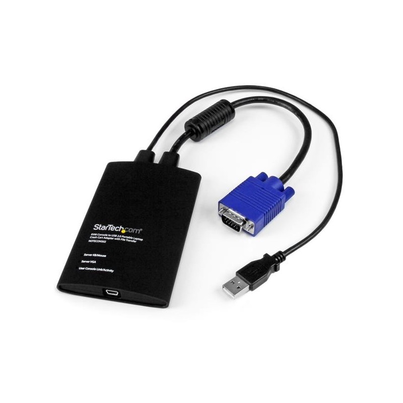 StarTech.com Adaptador Crash Cart USB con Transferencia de Ficheros y Captura de Vídeo, Full HD, 192 NOTECONS02