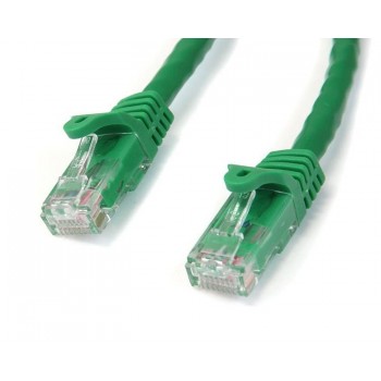 StarTech.com Cable de 5m Verde de Red Gigabit Cat6 Ethernet RJ45 sin Enganche - Snagless, RJ-45, RJ- N6PATC5MGN