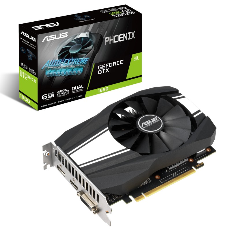 Asus Phoenix GeForce GTX1660 - 6GB - PH-GTX1660-6G 90YV0CU1-M0NA00