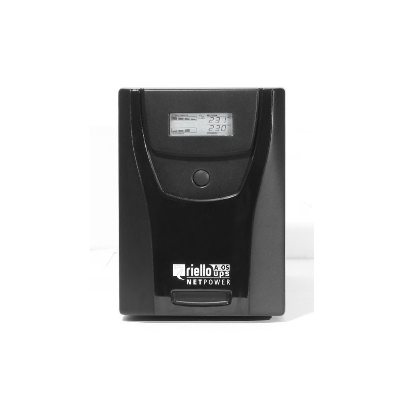 Riello NetPower, NPW 2000, 220-230-240 Vac, 6-8 h, USB + RS232, 4 tomas IEC 320 C13, 2000 VA   1200  NPW2000