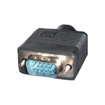 3GO 10m VGA M M, 10 m, VGA (D-Sub), Negro, Macho Macho CVGA10MM