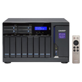 QNAP TVS-1282 Ethernet Torre Negro NAS TVS-1282-I5-16G