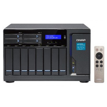 QNAP TVS-1282 Ethernet Torre Negro NAS TVS-1282-I5-16G