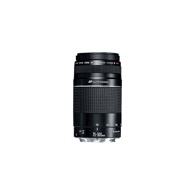 Canon EF 75-300mm f 4.0-5.6 III USM, SLR, 13 9, Teleobjetivo, 1,5 m, Canon EF, 75 - 300 mm 6472A012