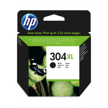 Cartucho de tinta original HP 304XL de alta capacidad negro N9K08AE