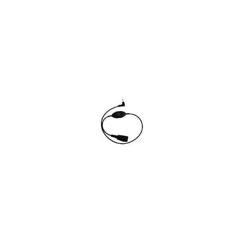 Jabra Adaptor cord QD - 2.5mm cable telefónico 0,5 m Negro 8800-00-79